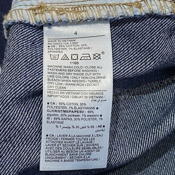 Old Navy Mid-Rise WOW Bootcut Jeans Size 4 W27 L31 Dark Wash Stretch NWT - Picture 6 of 7